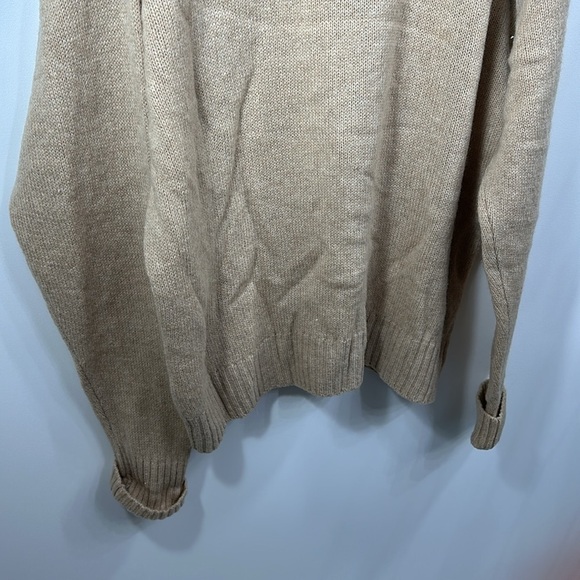 Pendleton 100% Shetland wool washable tan sweater size XL - Picture 8 of 8